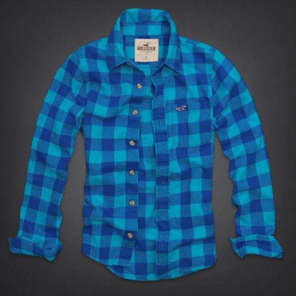 Hollister Other - Hollister - Men’s M Flannel Button-Down - Blue